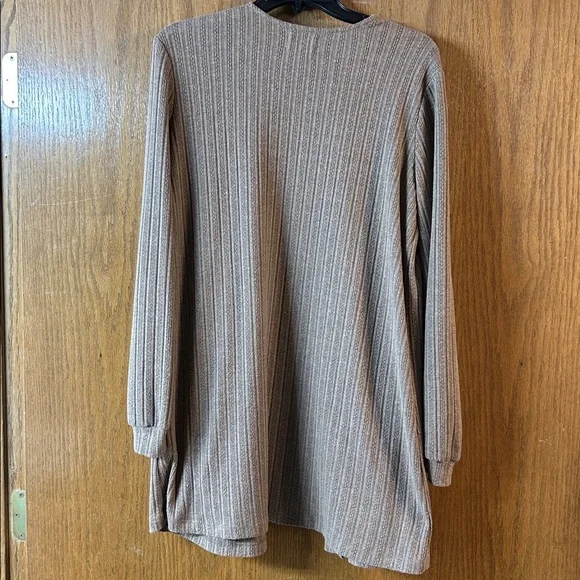 Blu Pepper Cozy Life Large Brown Lounge Cardigan Sweater - Picture 8 of 9
